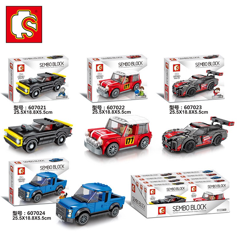 SEMBO BLOCK Faomus Car (4 Cars) | Shopee Malaysia