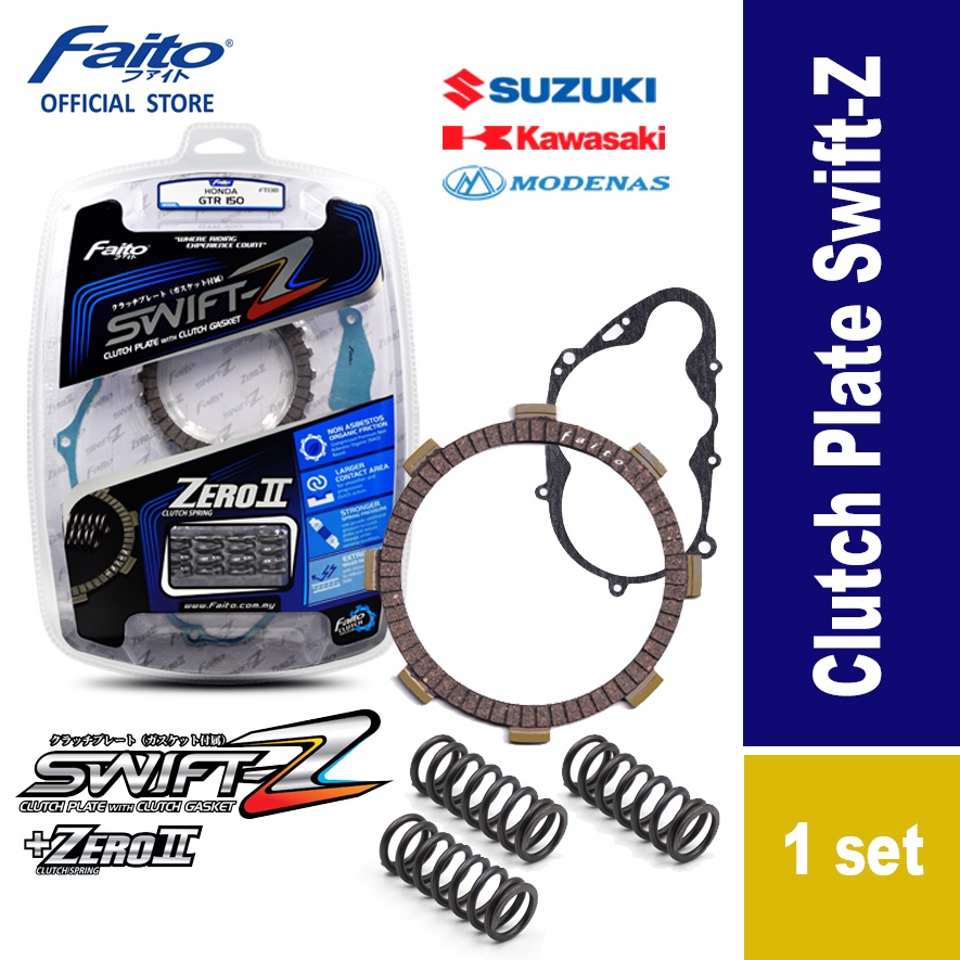 [FAITO] SwiftZ Racing Clutch Plate + Clutch Gasket + ZERO II Clutch