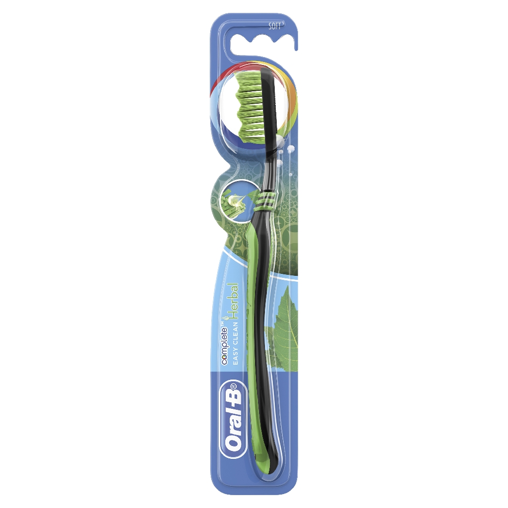 Oral-B Complete Easy Clean Soft Herbal Manual Toothbrush (1's) | Shopee ...