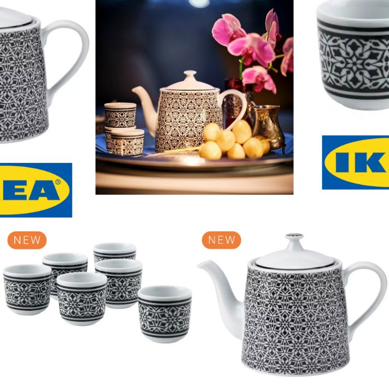 Ramadan 2022 IKEA HEMBJUDEN Teapot Cup Dinnerware Kitchen Kitchenware