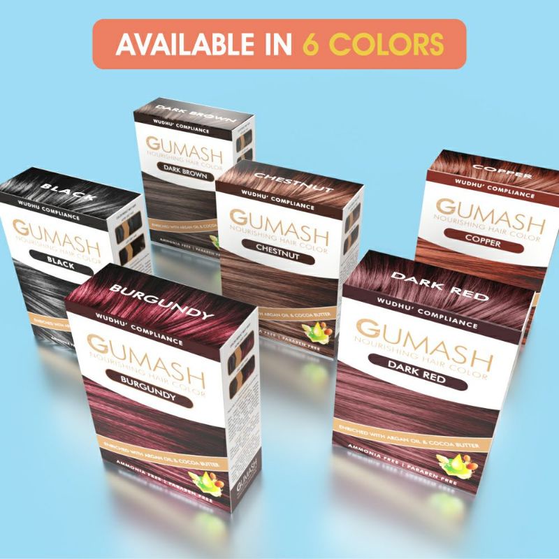 PEWARNA RAMBUT GUMASH SAH WUDHUK/SOLAT | Shopee Malaysia