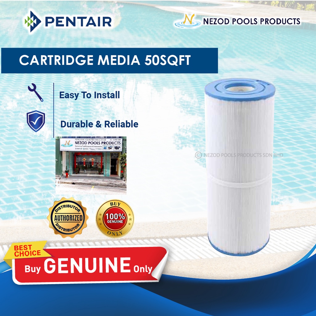 PENTAIR CARTRIDGE MEDIA 50SQFT / 75SQFT - SWIMMING POOL CARTRIDGE MEDIA ...
