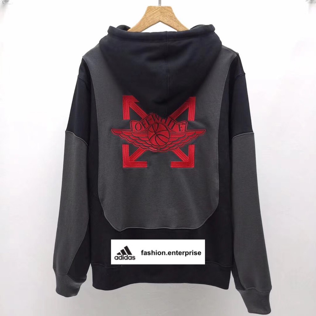 Off white outlet red hoodie price