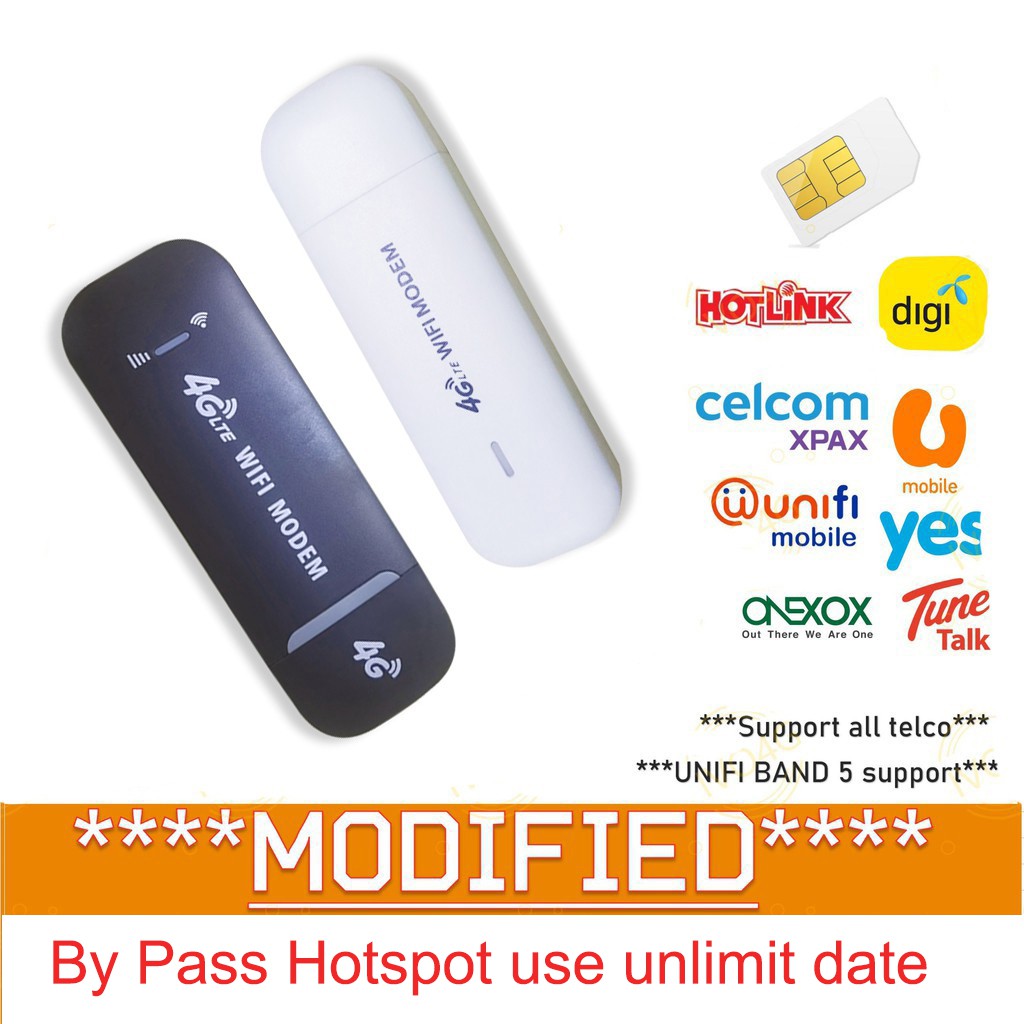MOD Modified 4G Lte Wifi Router USB Modem Broadband Hotspot Pocket Wifi