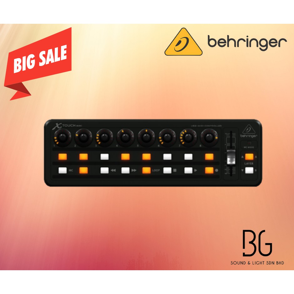 Behringer xtouch mini Ultra-Compact Universal USB Controller | Shopee ...