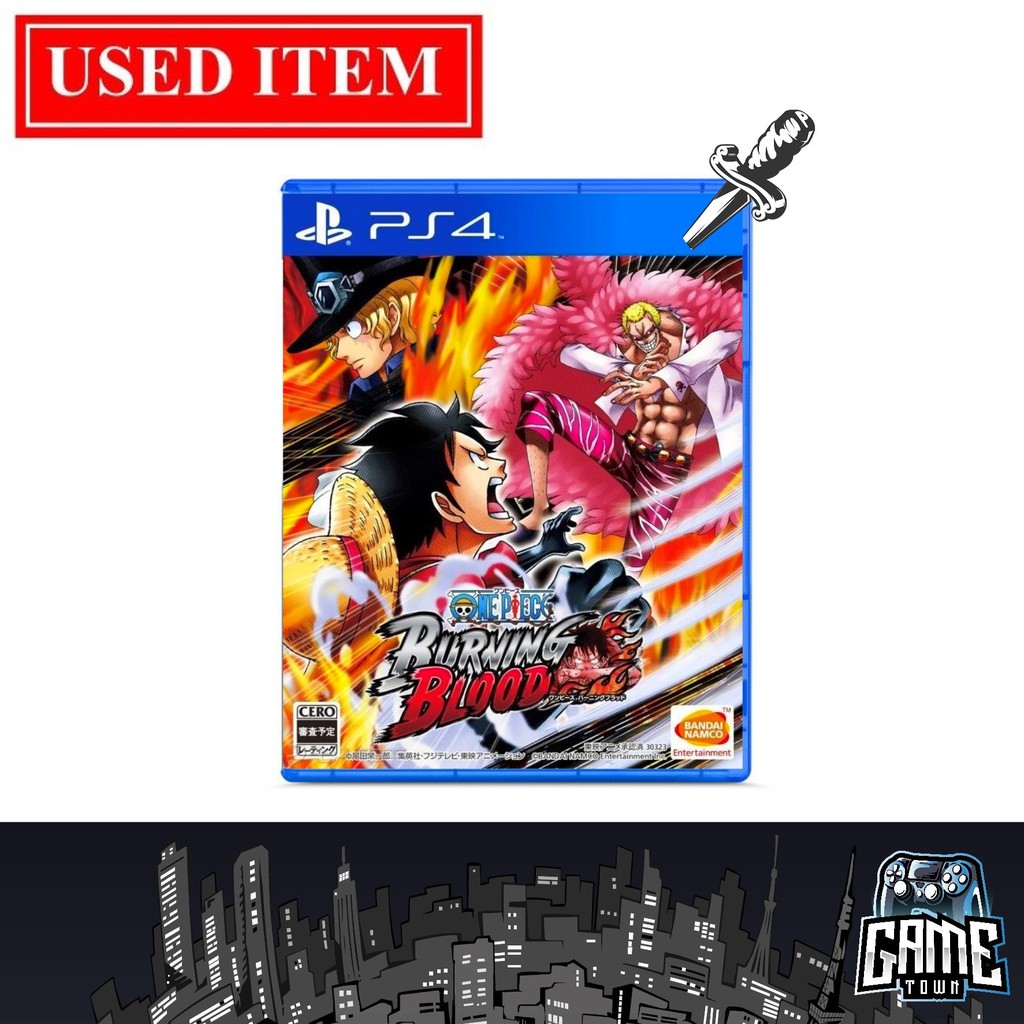 USED] PS4 One Piece Burning Blood 海贼王燃烧之血(English/Chinese