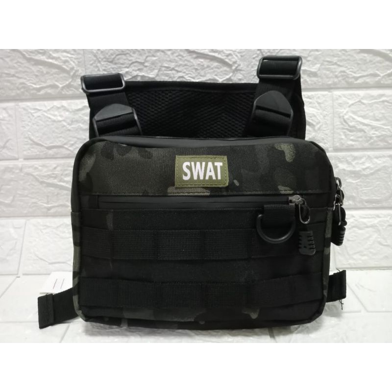 Fashion HGUL BAG Tactical Streetwear Style Bag Packs Chest Pack Chest Bag For Men Hip Hop Vest Chest Rig Bags beg dada