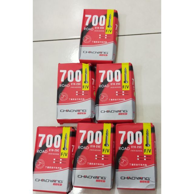 700c road bike tubes