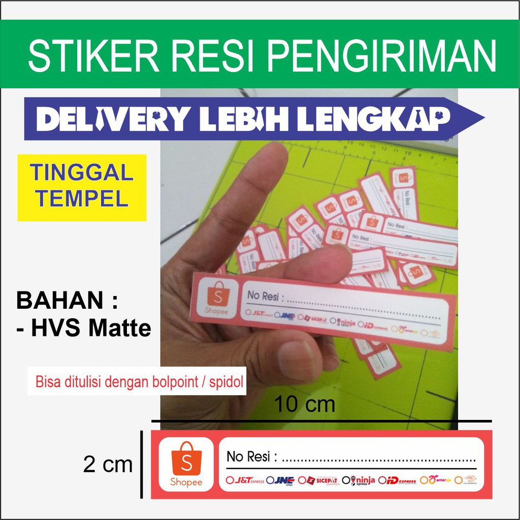Shipping Stickers, Receipt Labels Stickers, Receipt Stickers | Shopee ...