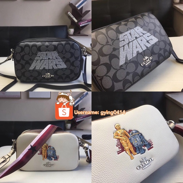 Coach F88009 Signature Star Wars Jes Crossbody Bag