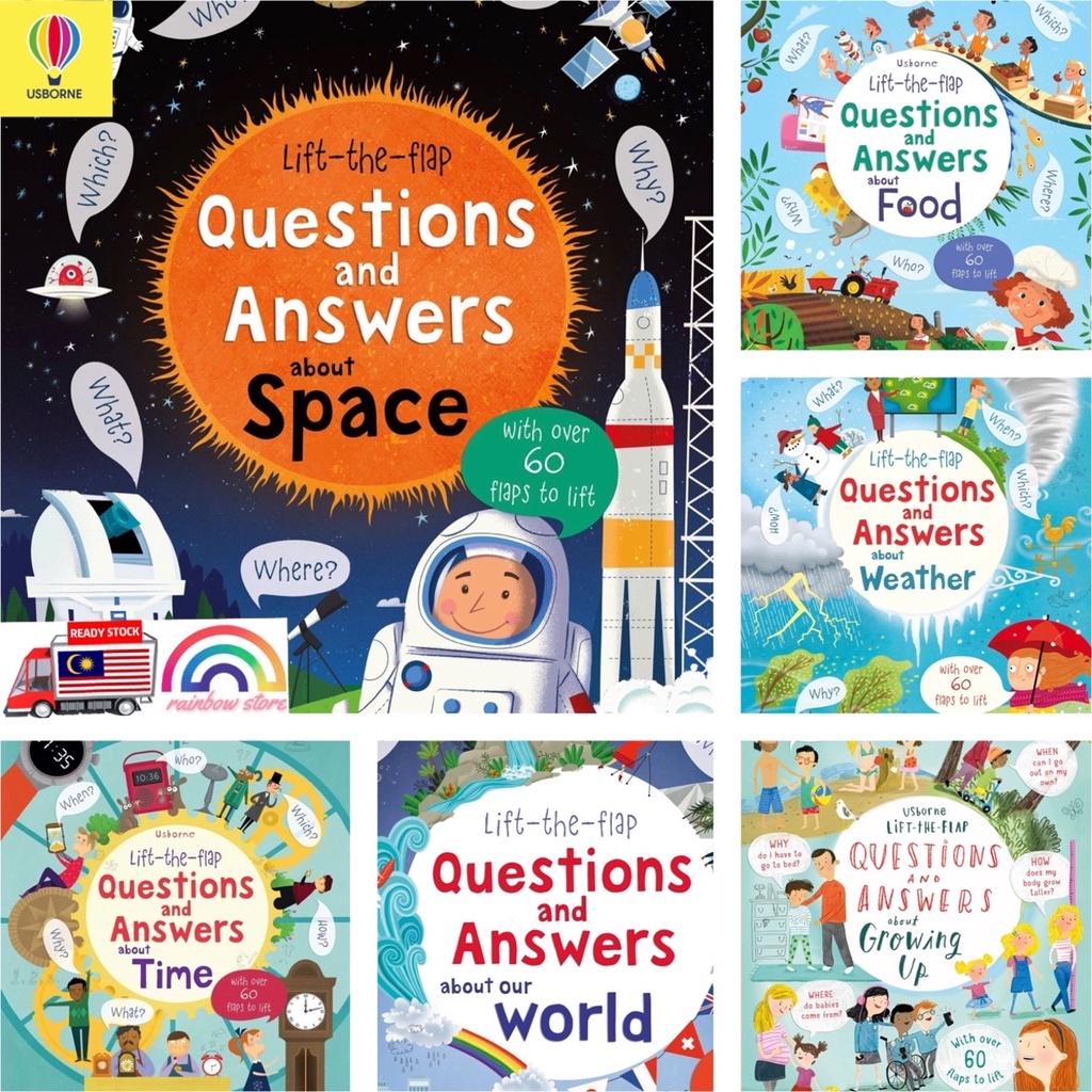 Usborne Lift the flap Questions and Answers (READY STOCK) | Shopee Malaysia