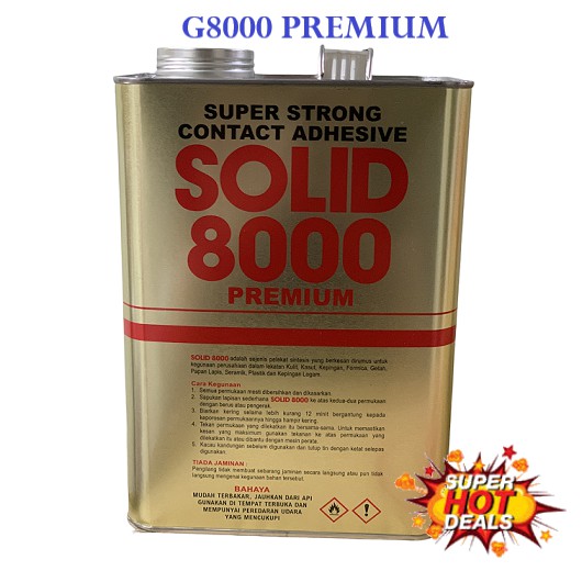 READY STOCK Super Strong Contact Adhesives Solid 8000 Glue 3KG Gam Kayu ...