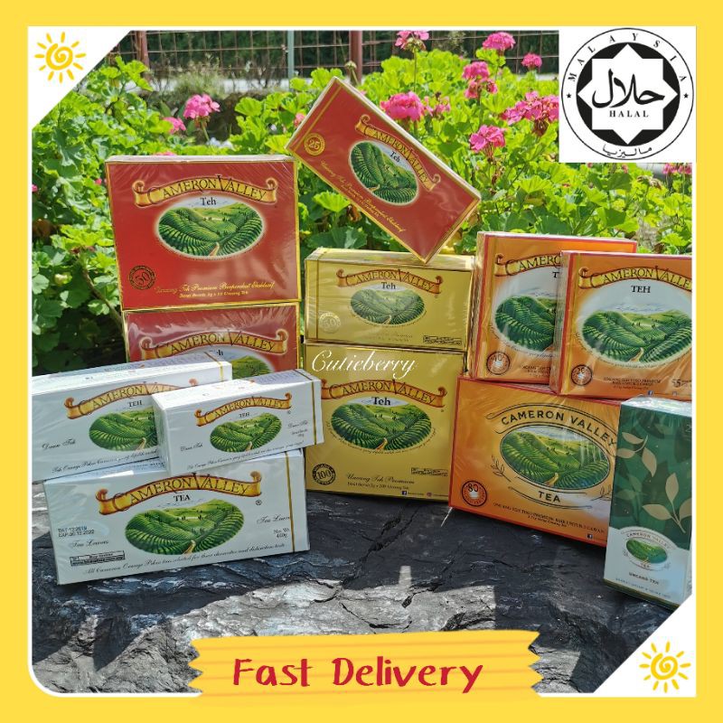 【READY STOCK】Cameron Valleys Tea Tea pot Premium Tea bags Tea Leaf ...