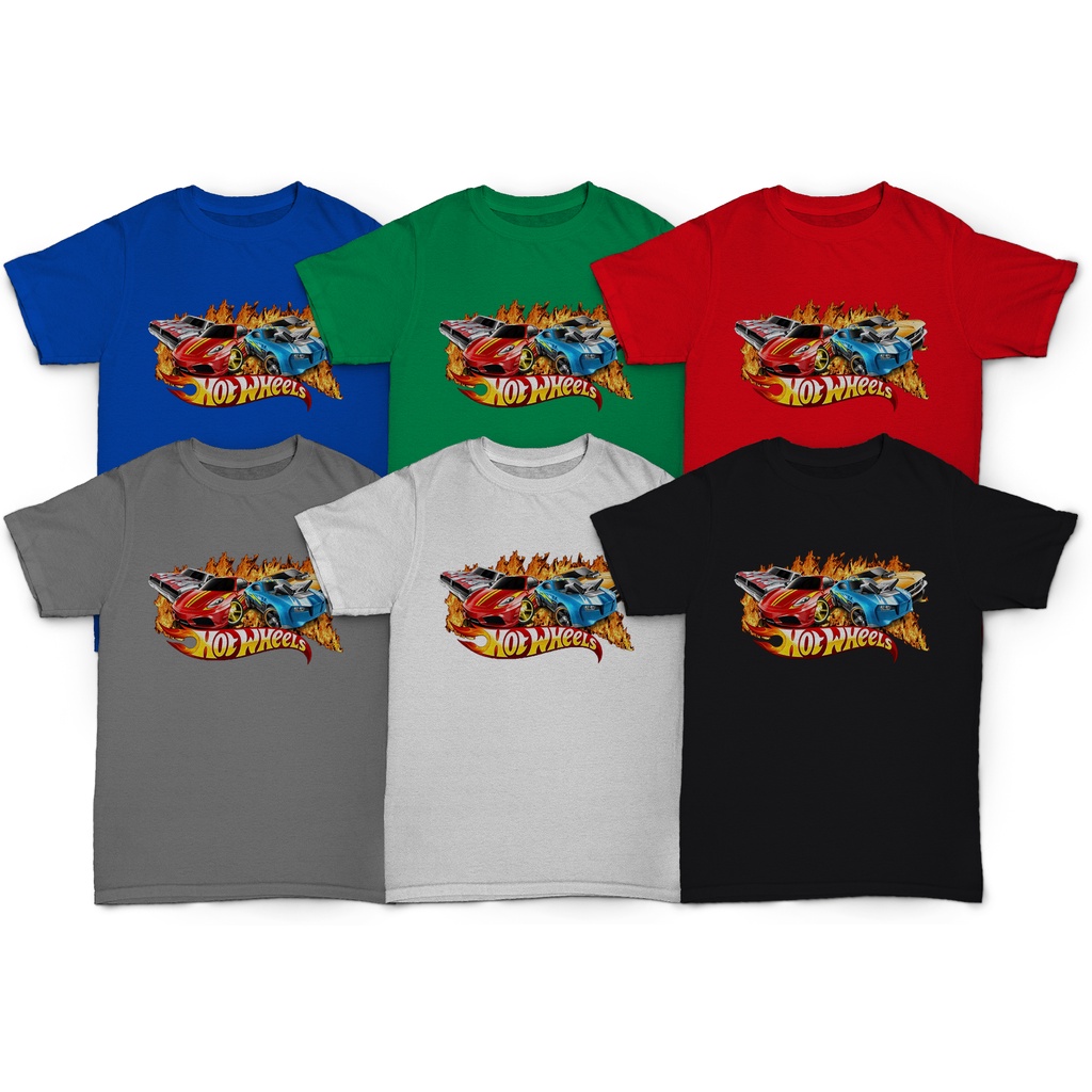 Hot Wheels Kids Tshirt 100% cotton | Shopee Malaysia