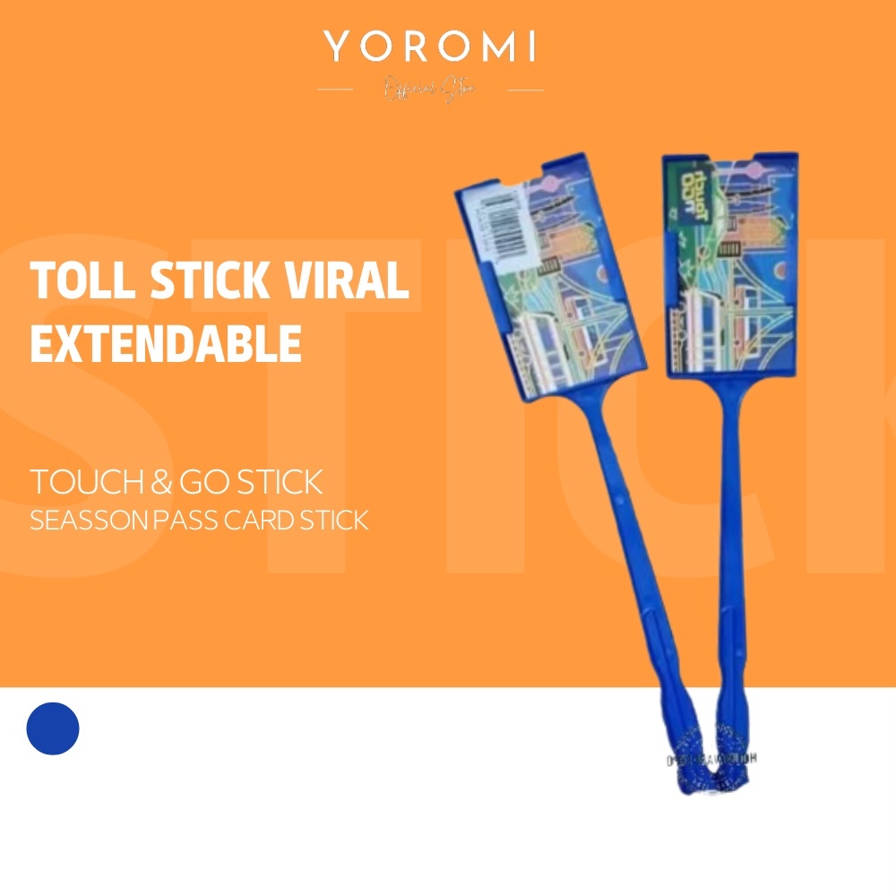 Toll Stick Viral Extendable Touch And Go Stick Car Accessories Card