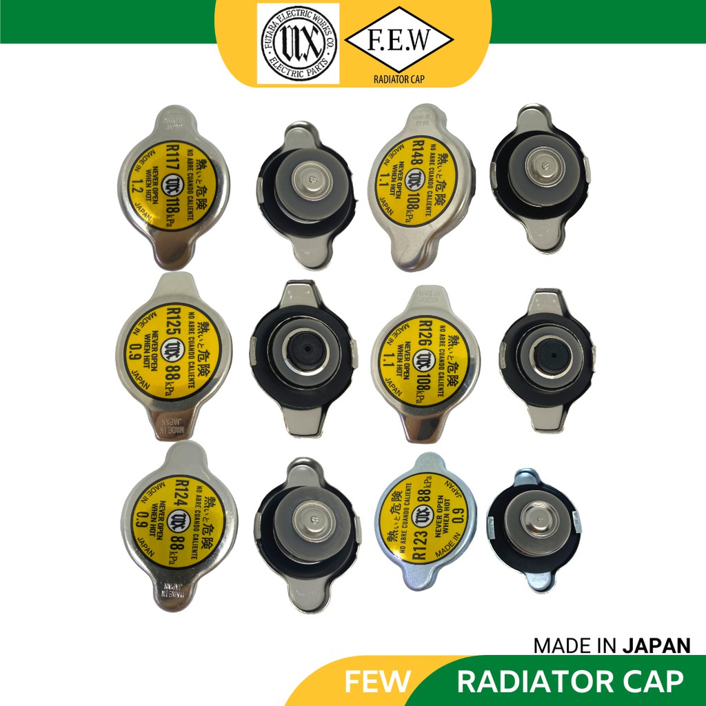FEW RADIATOR CAP JAPAN R117 R123 R124 R125 R126 R148 0.9/1.1/1.2 KG/CM ...