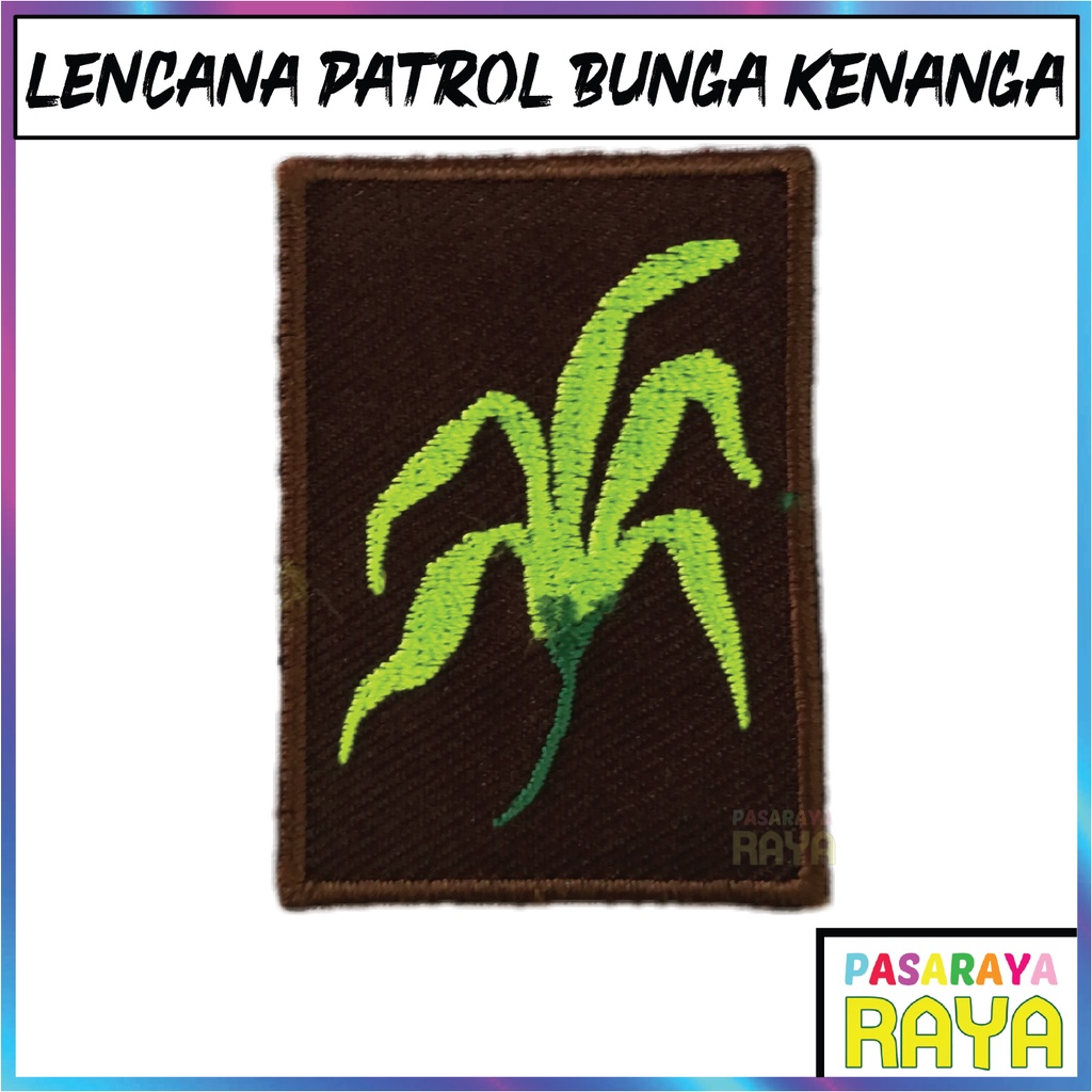 LENCANA PATROL BUNGA KENANGA PANDU PUTERI TUNAS PUTERI | Shopee Malaysia