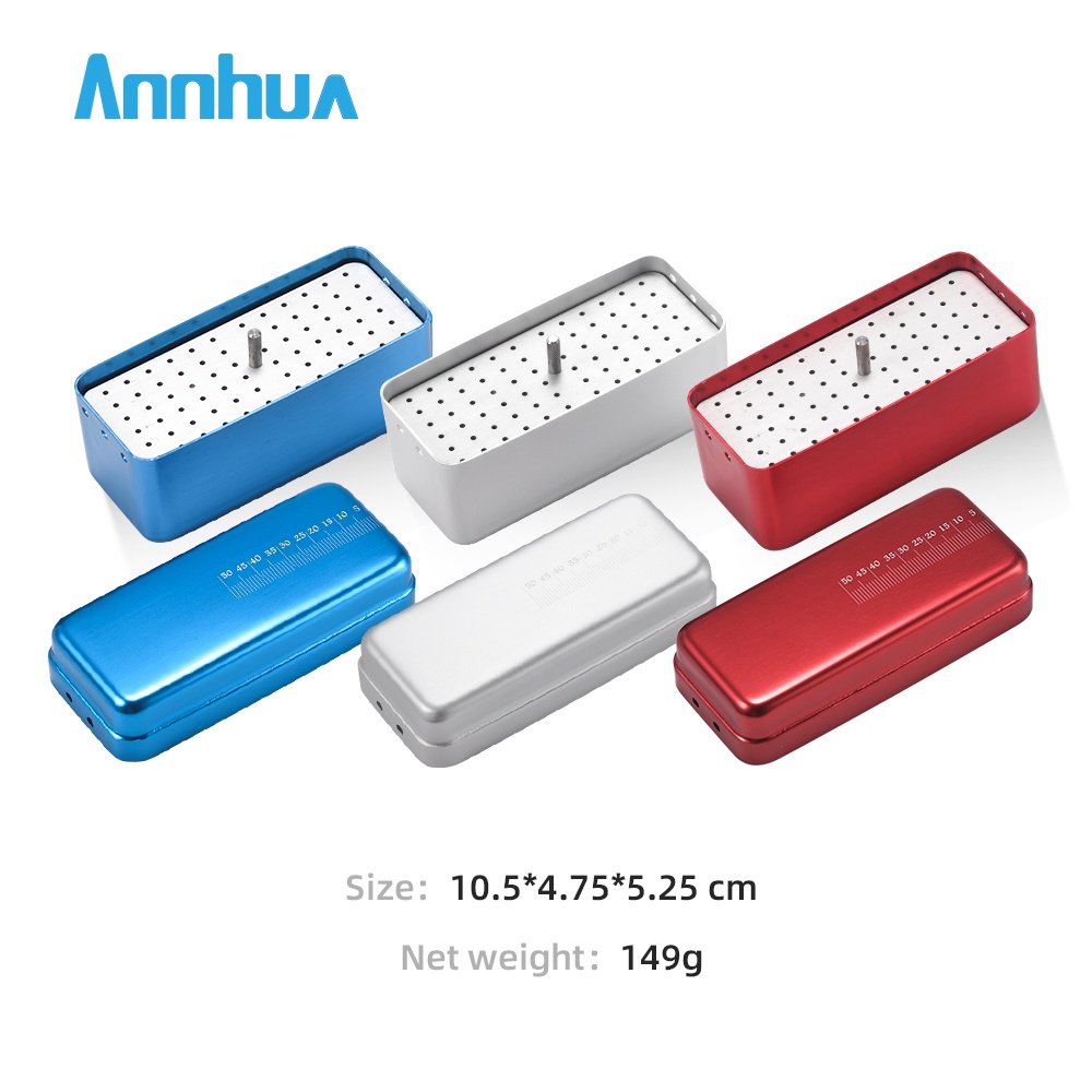 30-Hole Autoclave Sterilizer Box For Dental Files & Burs - Endo Tool Holder, Disinfection Tray