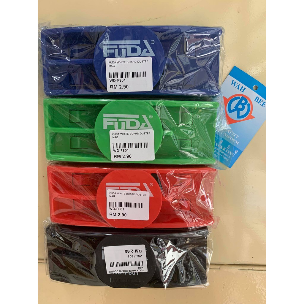 [READY STOCK ] Fuda Magnetic Duster with 2 Marker Pen Holder for ...