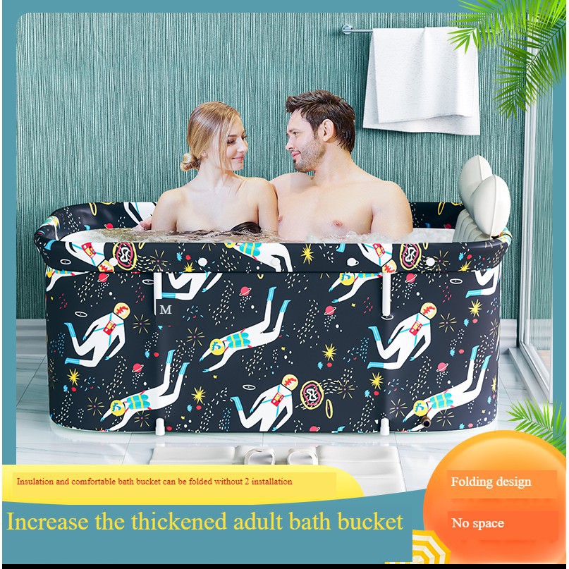 【Ready Stock】Bath bucket adult foldable household full body bath tub