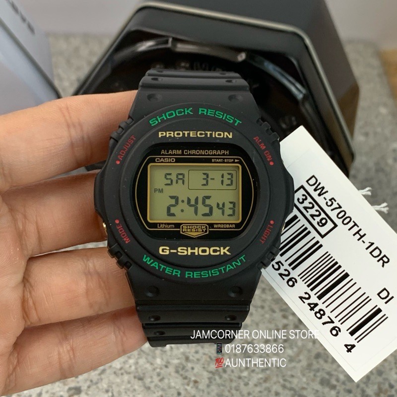 100% ORIGINAL CASIO G-SHOCK BABY-G DW-5700TH-1+BGD-570TH-1 COUPLE
