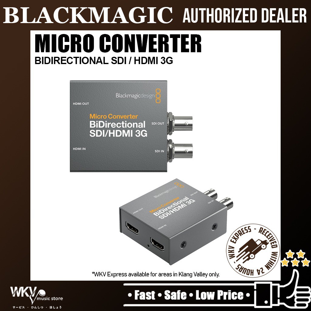 Blackmagic Design Micro Converter BiDirectional SDI/HDMI 3G | Shopee ...