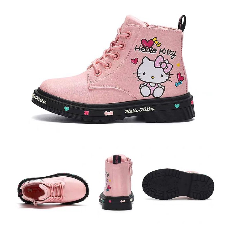 Hello Hello Kitty Girl's High Boots Sanrio Original (kasut boot Hello ...