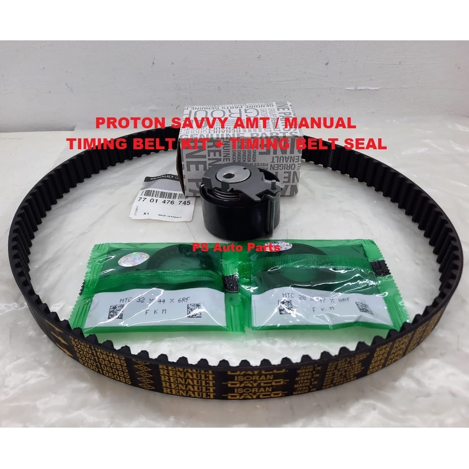 Proton Savvy Timing Belt Kit Renault + Timing Belt Oil Seal Viton High