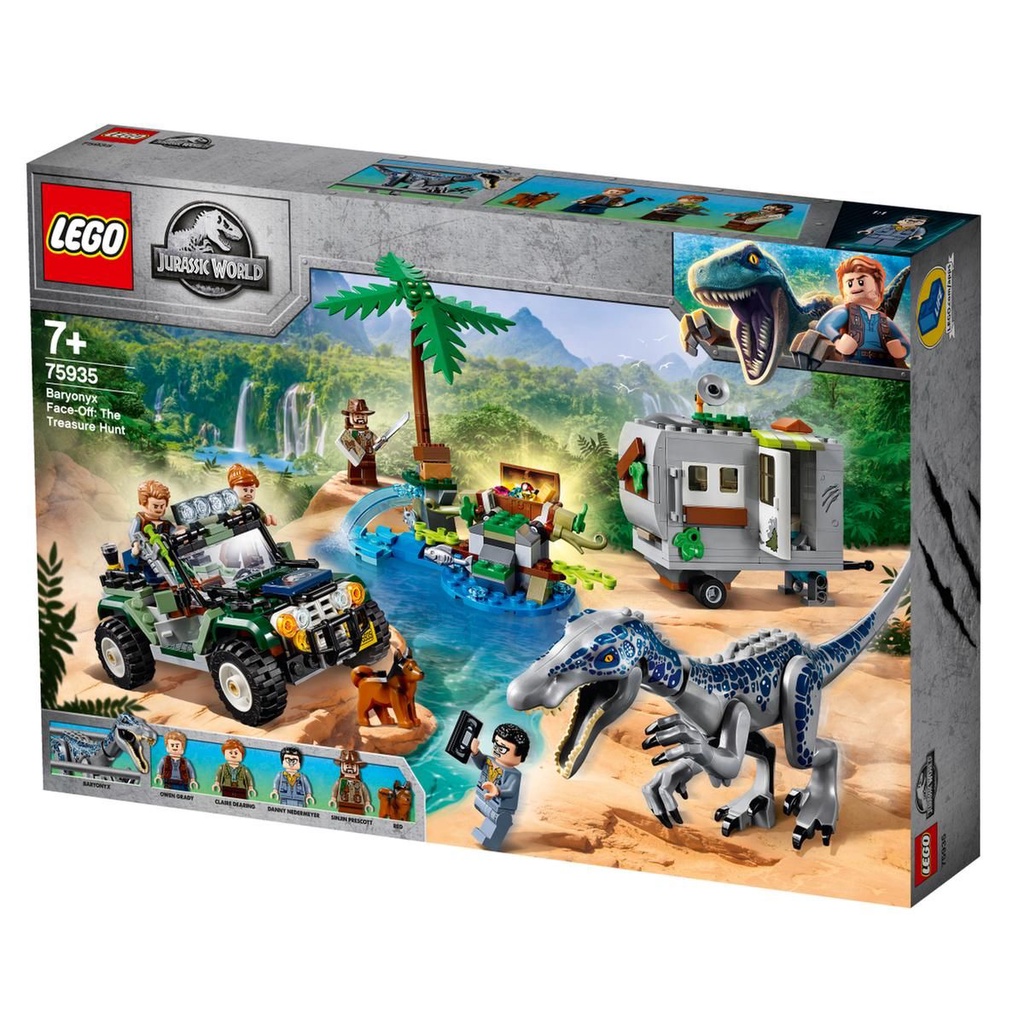 Lego 75935 Jurassic World Baryonyx Face-Off: The Treasure Hunt | Shopee ...