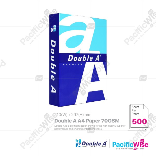 A4 Paper/Double A Paper/A4 Kertas 70gsm/Copier Paper (500's/Ream)-1Ream ...