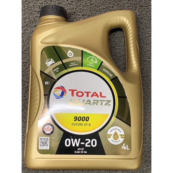 ENGINE OIL TOTAL QUARTZ 9000 FUTURE GF5 (0W-20)FREE Limited Edition ...