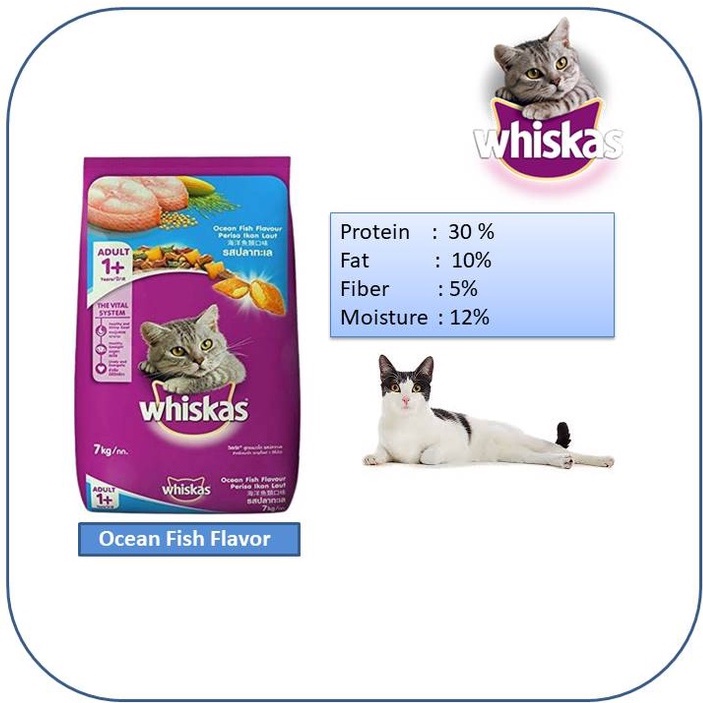 Whiskas ocean sales fish 7kg