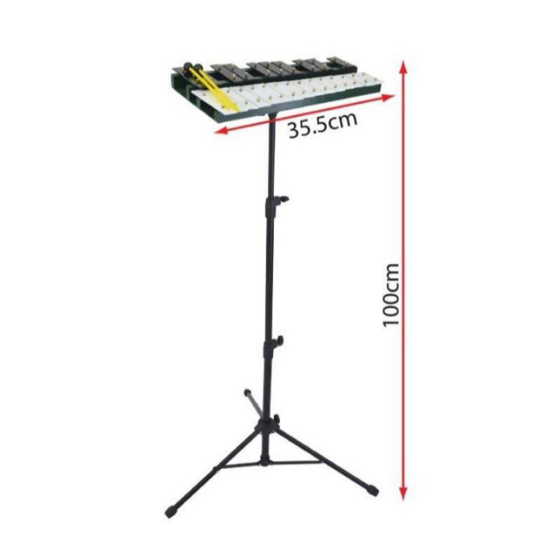 Glockenspiel with Stand Music Instruments Alatalat Muzik [Ready Stock] Sesuai untuk semua