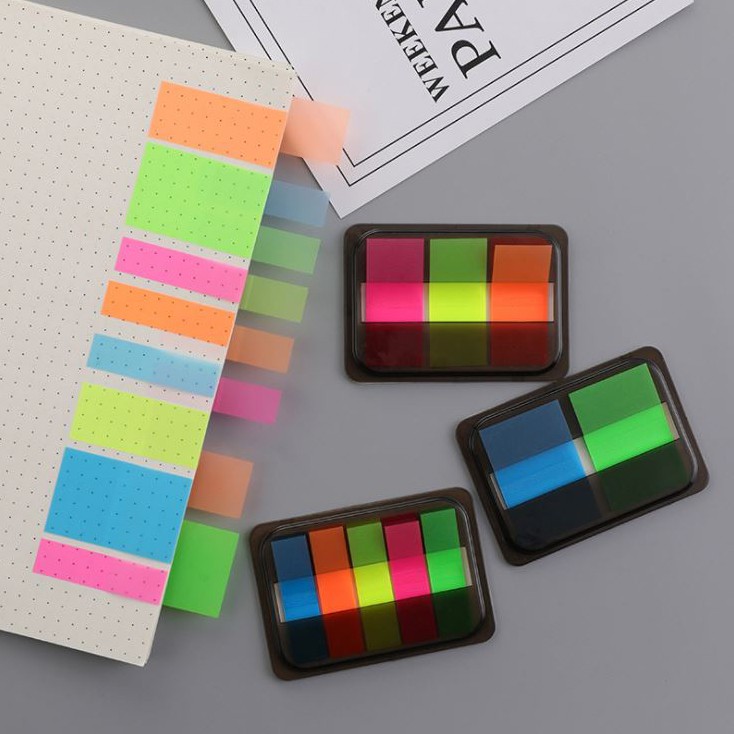 (Clearance) Howoo Basic Fluorescence Index Label Sticky Note Study ...