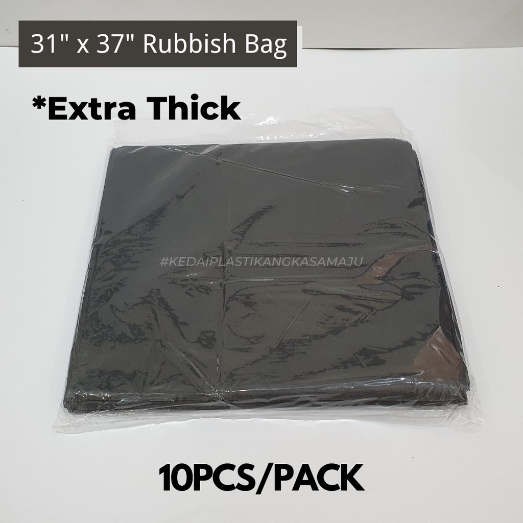 Plastic Rubbish Bag (3 sizes) - Garbage Bag, Beg Plastik, Beg Sampah ...