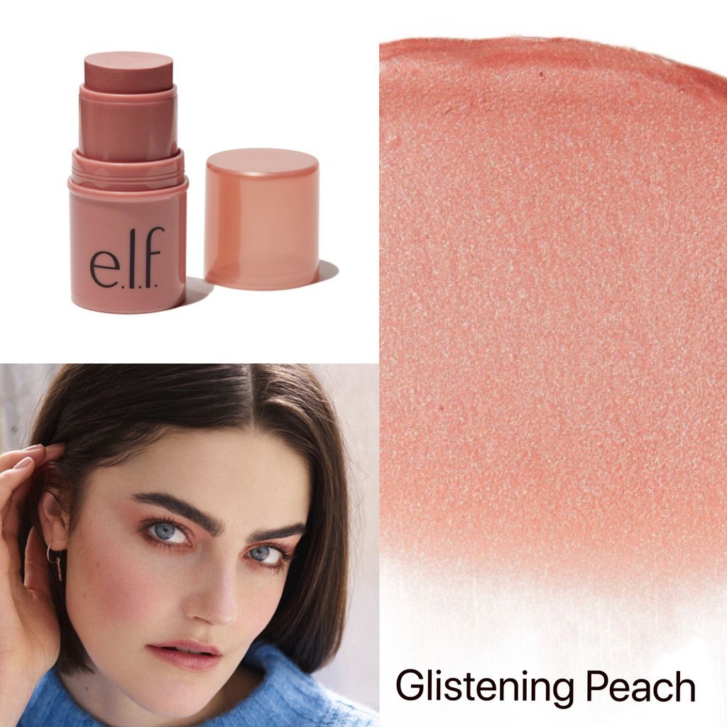 ELF Blush Stick, Monochromatic Multi Cream Stick, Lipstick, Blusher