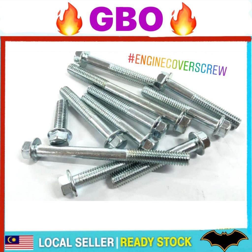 HONDA GBO Magnet & Clutch Cover Cap Screw Set (Skru kiri kanan enjin ...
