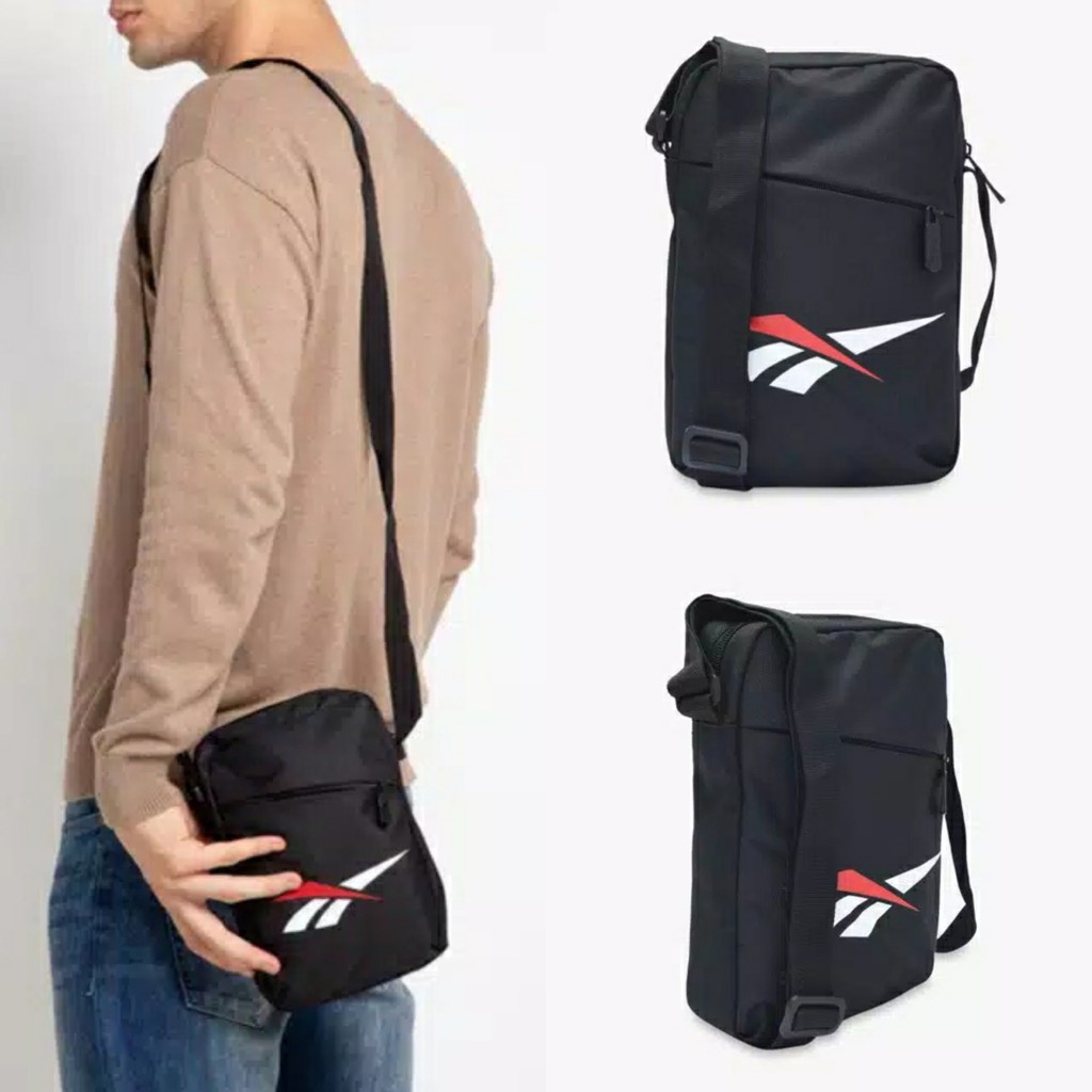 Reebok Men's Sling Bag Sling Bag Cool Boys Shopee Malaysia