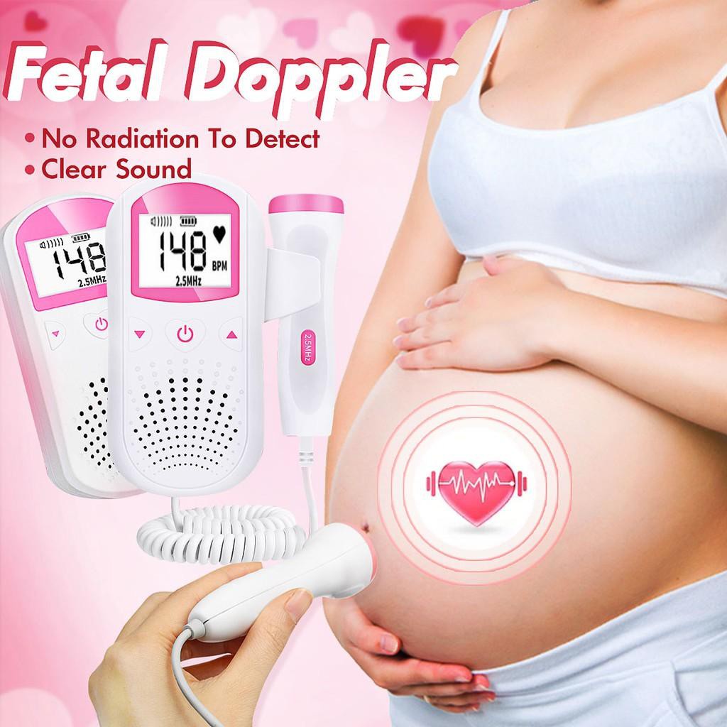 2.5MHz Fetal Doppler Baby Heartbeat Monitor Probe Pregnancy Women