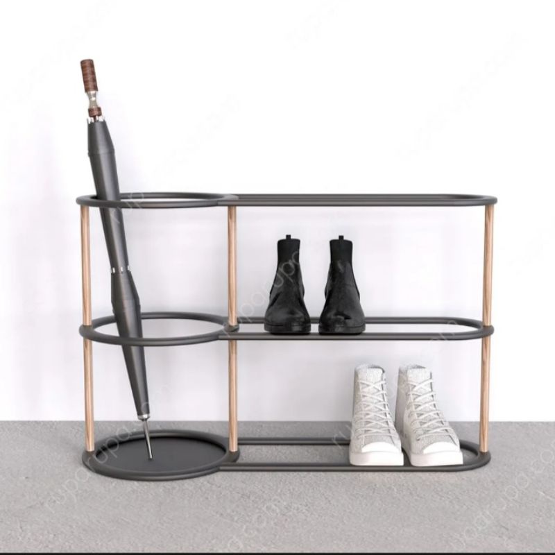 Krisbow Turbular Umbrella and Shoe Rack 78x30x47.5 Cm | Shopee Malaysia