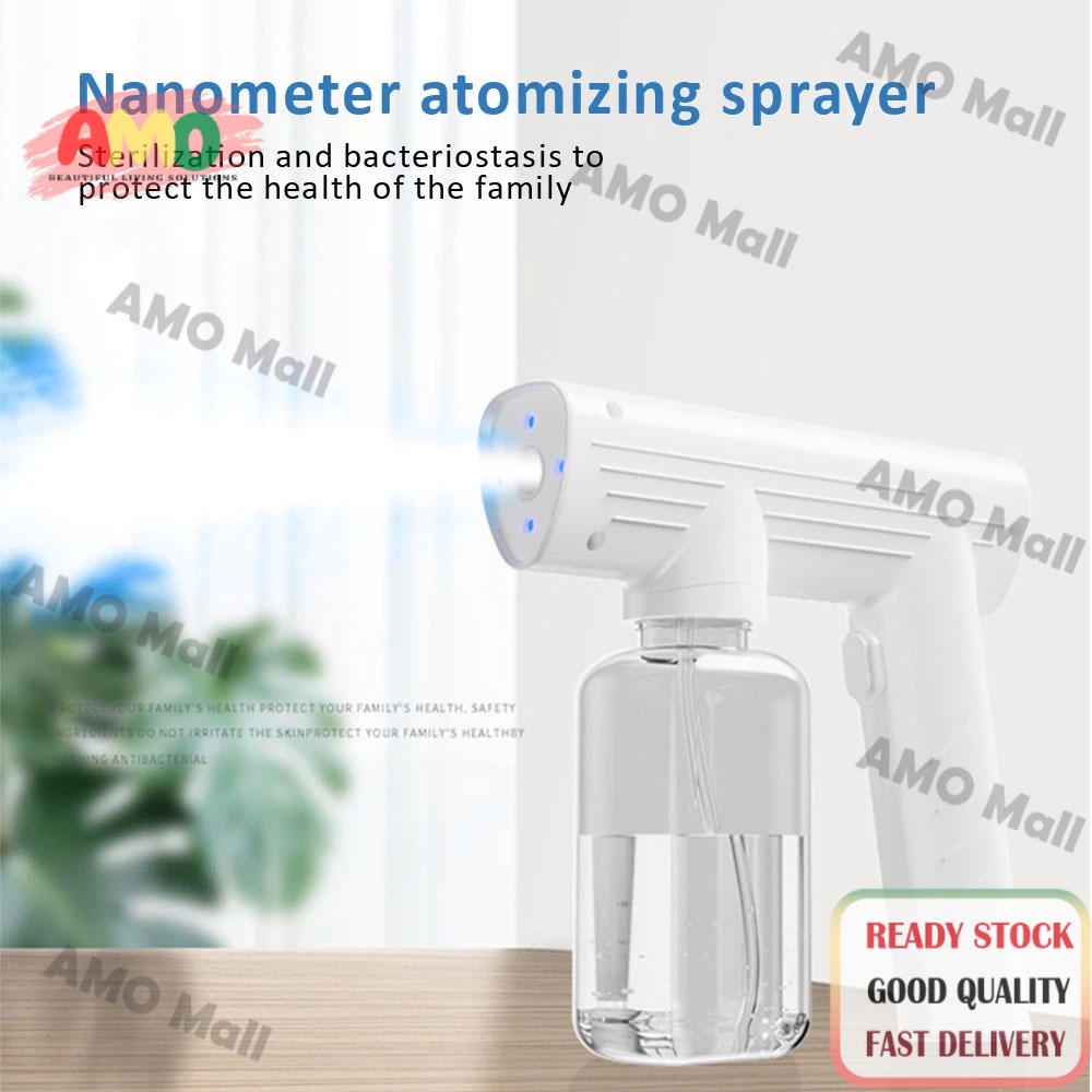 🔥AMOMALL🔥BUY 1 FREE 1 Sanitizer Spray Gun Blue Light Nanometer