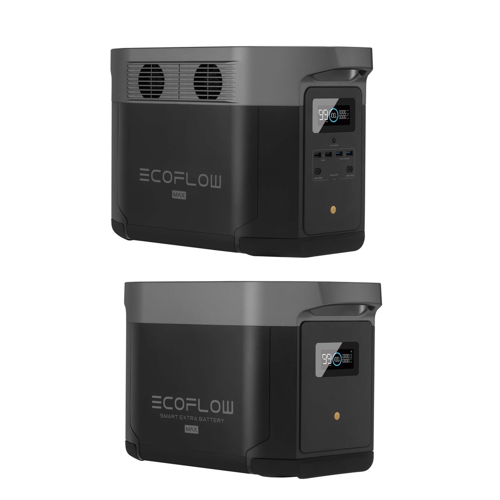 EcoFlow Delta Max 2000 Portable Power Station 2400W (Peak 5000W) 1600Wh ...