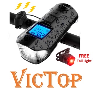 Buy waterproof bike light horn rechargeable Online With Best Price