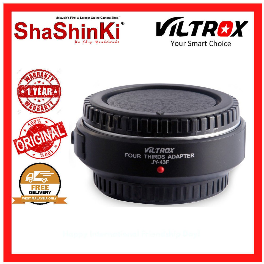 Original Viltrox Jy 43f Adapter Converter For Panasonic Olympus 43rd Mount Lens To Micro 4 