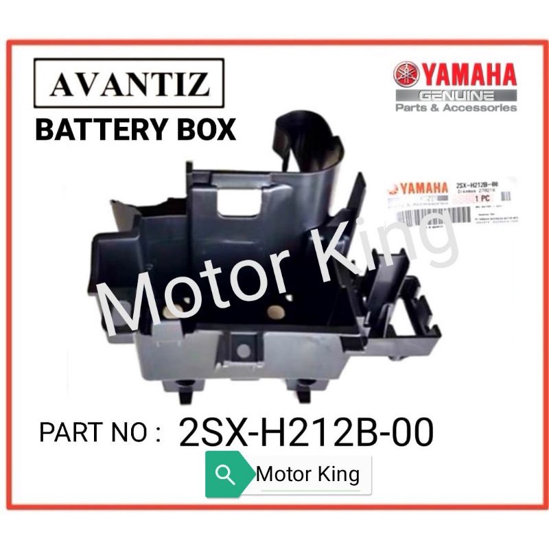 Battery Box Case Kotak Bateri Yamaha Scooter Avantiz 100 HLY Original