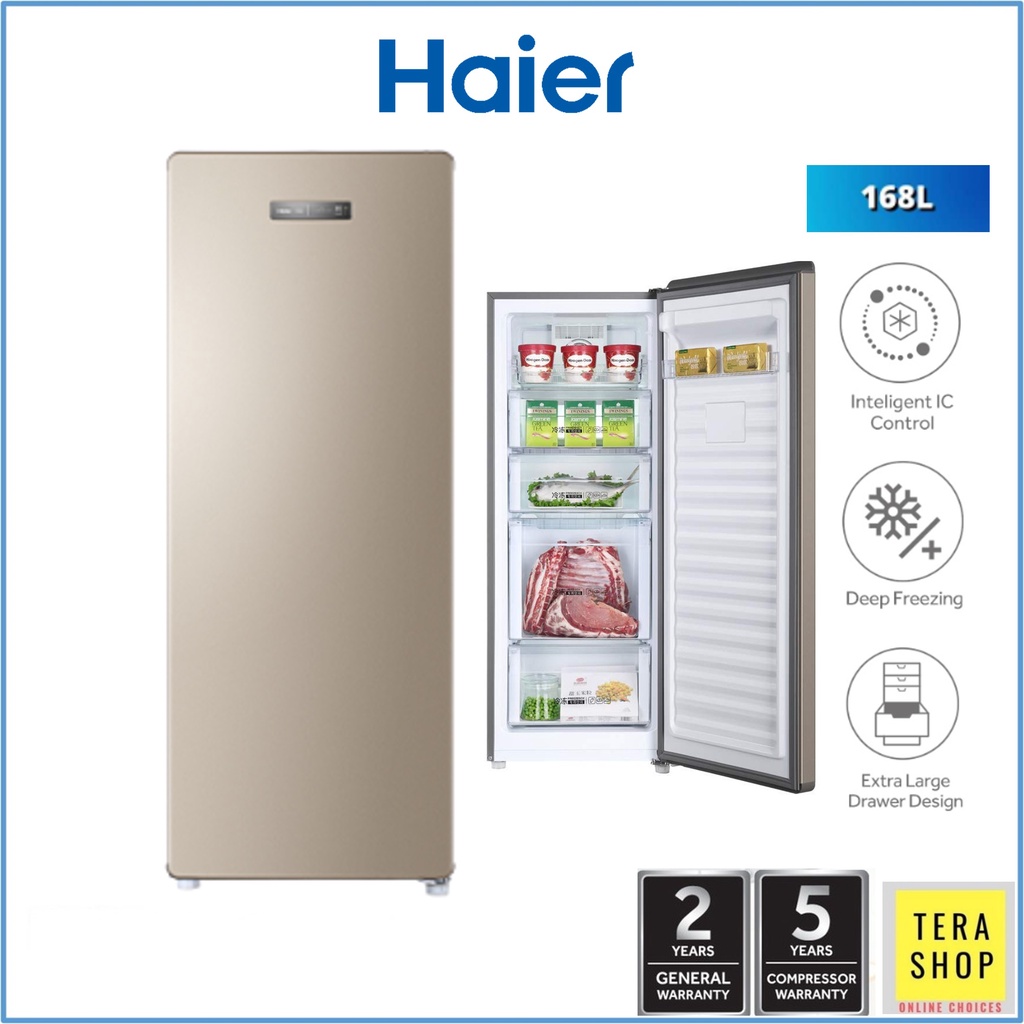 Haier Bd Wl Upright Freezer L No Frost Peti Sejuk Beku Shopee Malaysia