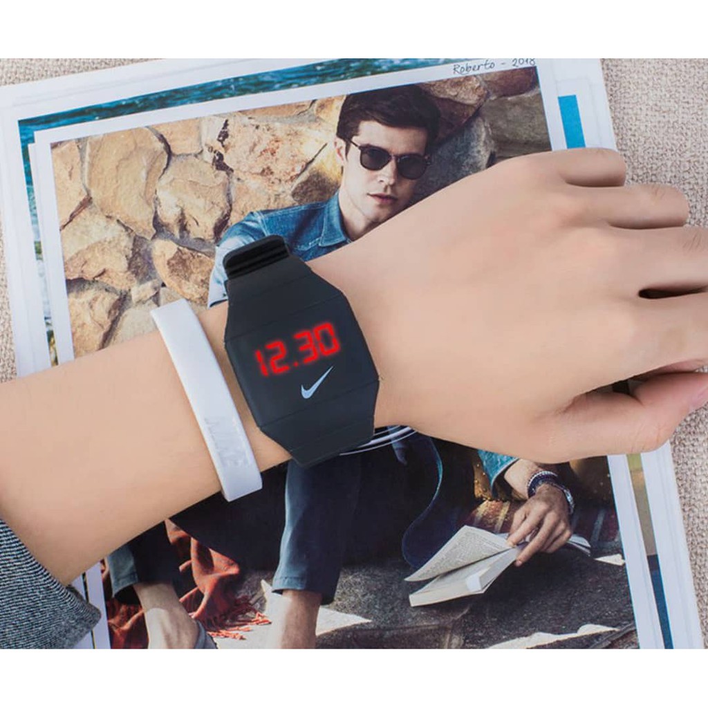 SYAZ SHOP PROMO Nike Creative LED Sports Digital Waterproof Men Women Kid Watch Shopee Malaysia
