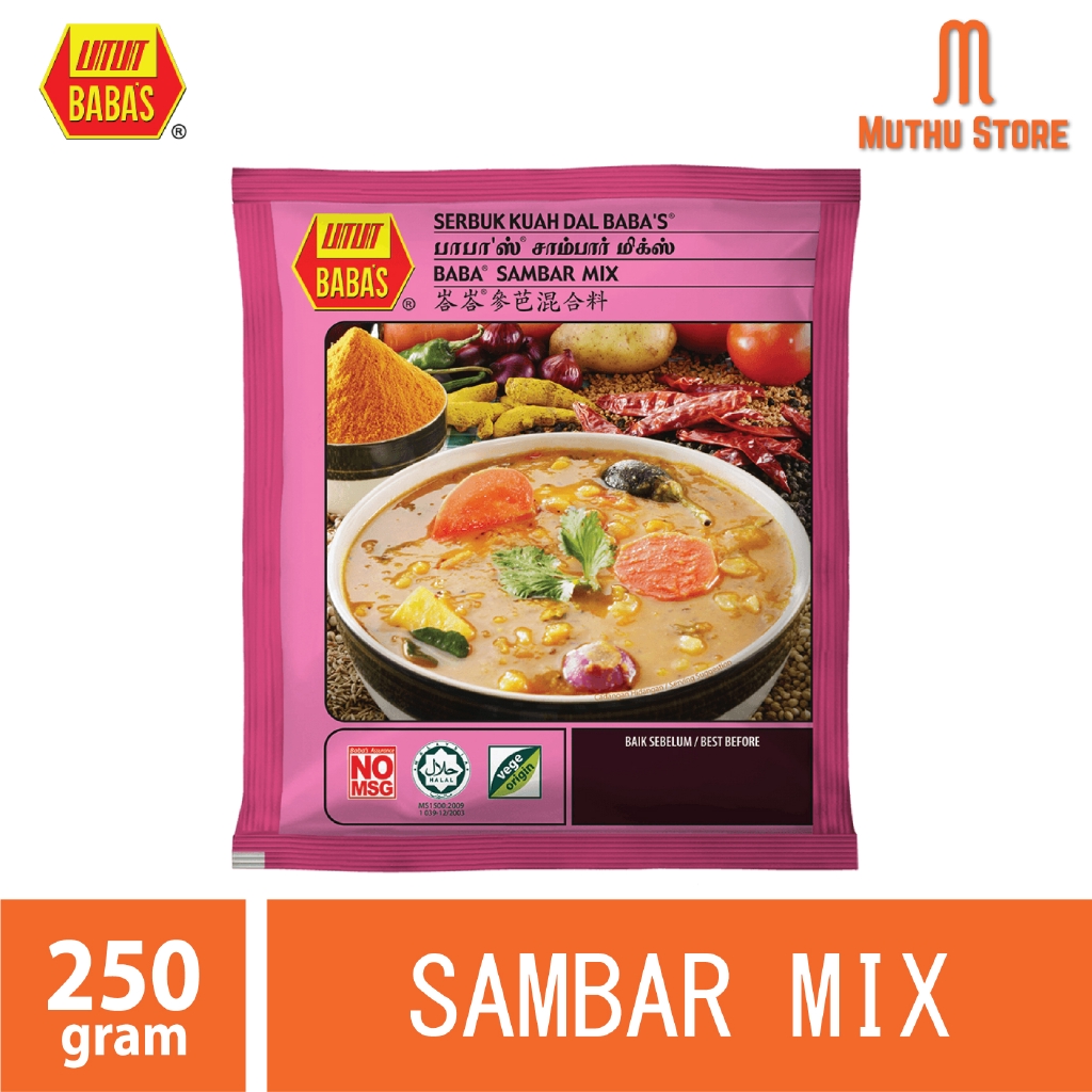 Babas Sambar Powder 250g Shopee Malaysia