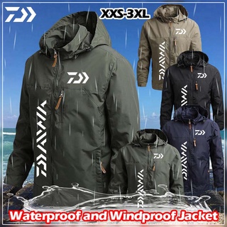 Daiwa Fishing Clothing Men Waterproof Long Sleeved Jacket