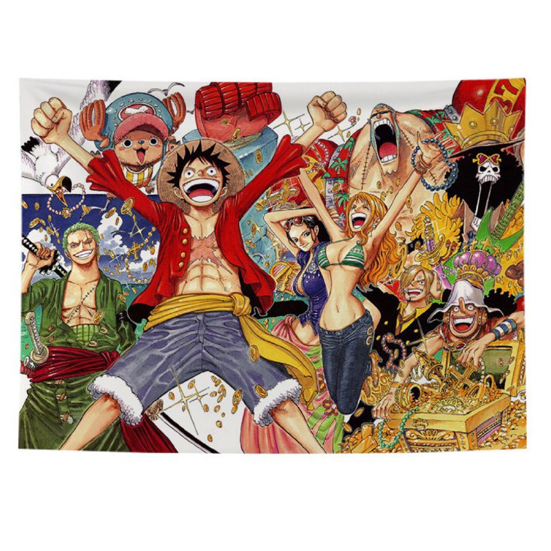 ONE PIECE Anime Tapestry Room Bedroom Background Cloth Tapestry Wall
